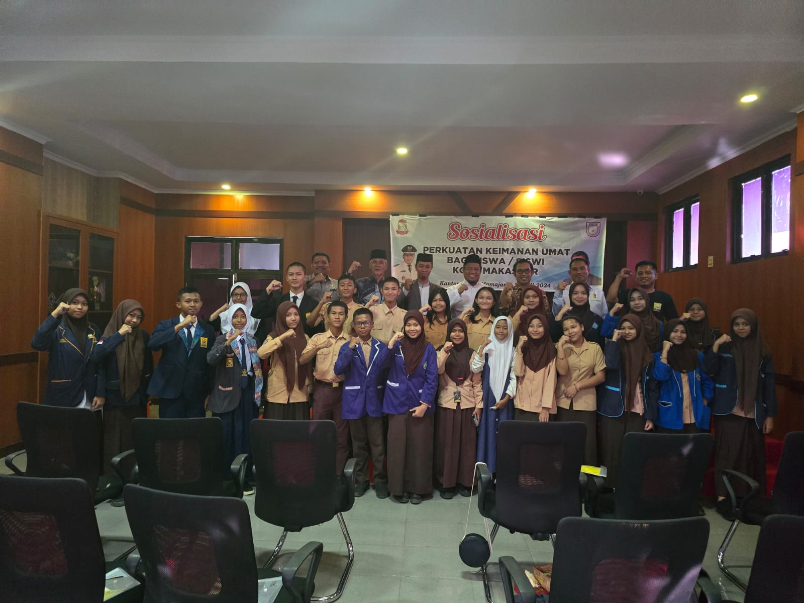 Sekretaris Camat Rappocini Hadiri Sosialisasi Program Perkuatan Keimanan Umat di Makassar