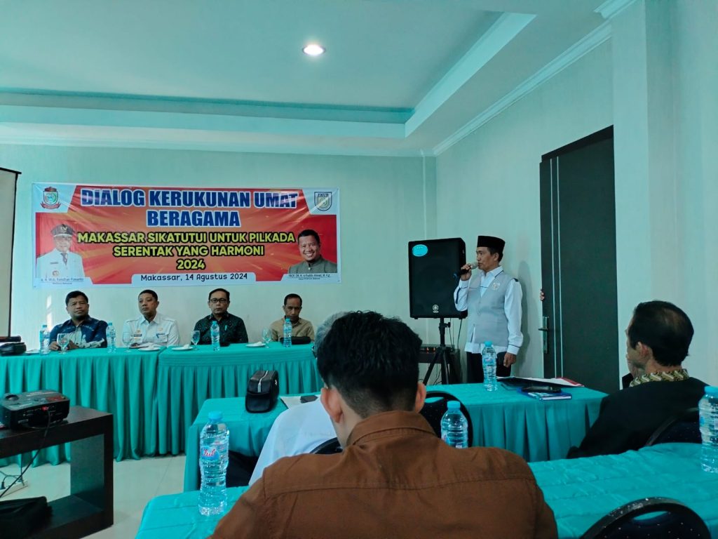 Jelang Tahapan Pilkada Serentak 2024 di Sulsel, FKUB Gelar Dialog Bertajuk Makassar “Sikatutui”